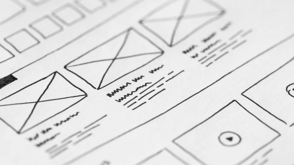 Documentary interview storyboard template, 16:9 two-camera setup